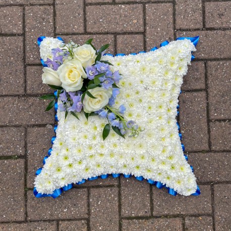 Blue Based Cushion.